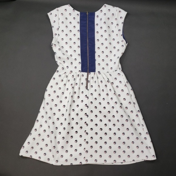 Maison Jules Cube Print Sleeveless Dress Pockets - Picture 3 of 6